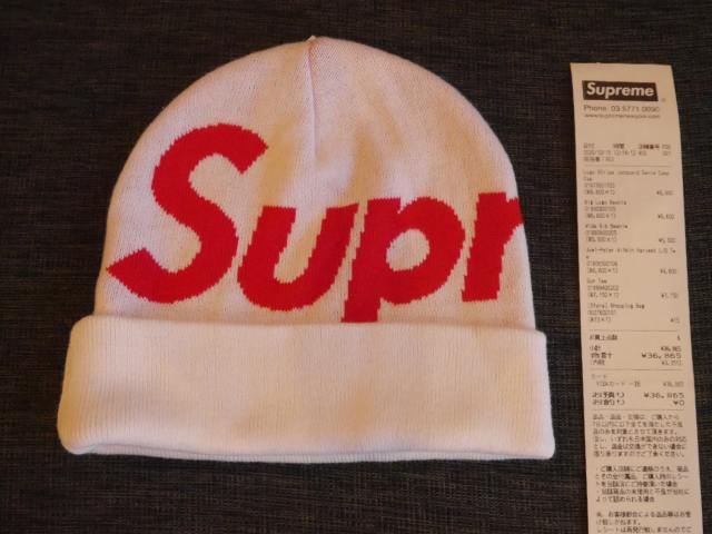 楽天市場】SUPREME(シュプリーム) Big Logo Beanie White(ビッグロゴ