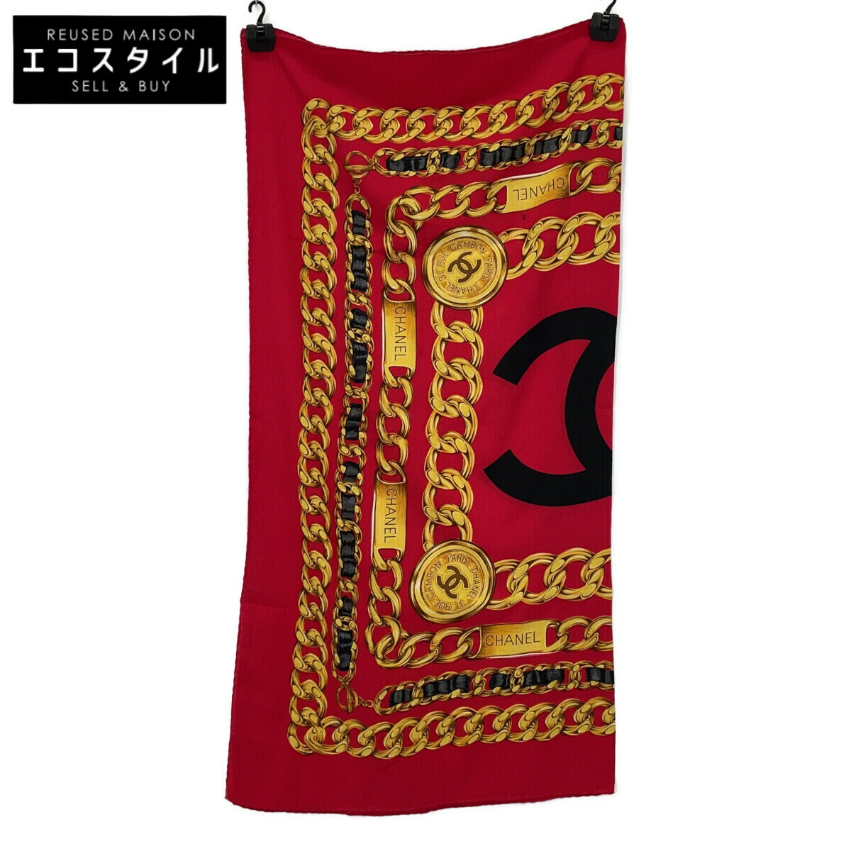 楽天市場】シャネル スカーフ赤の通販