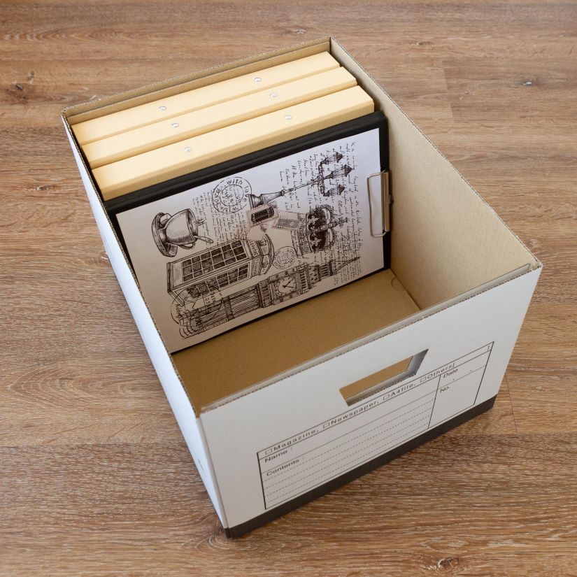 予約販売(2月下旬出荷予定) クラフトボックス 幅35×奥45×高さ26cm 1個