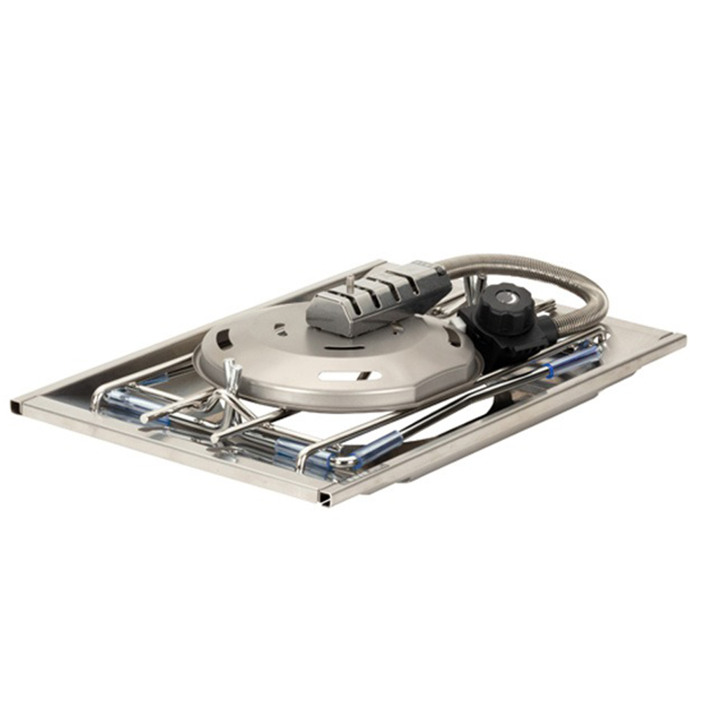 snow peak フラット バーナー GS-450R: キャンプ トレッキングギア