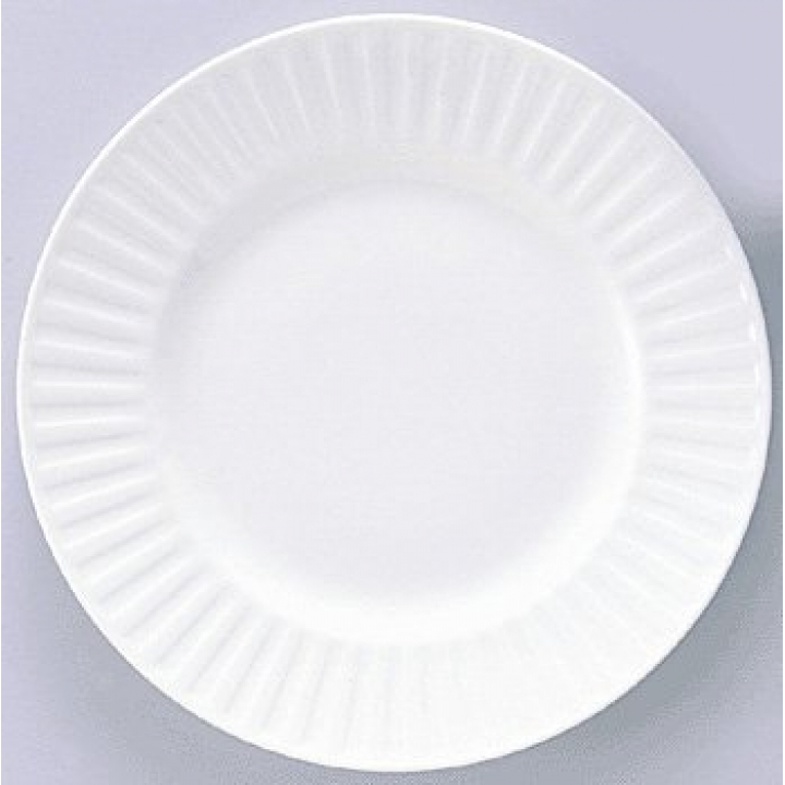 ウェッジウッド ナイト&デイ プレート27cmホワイトフルーテッド | 洋食