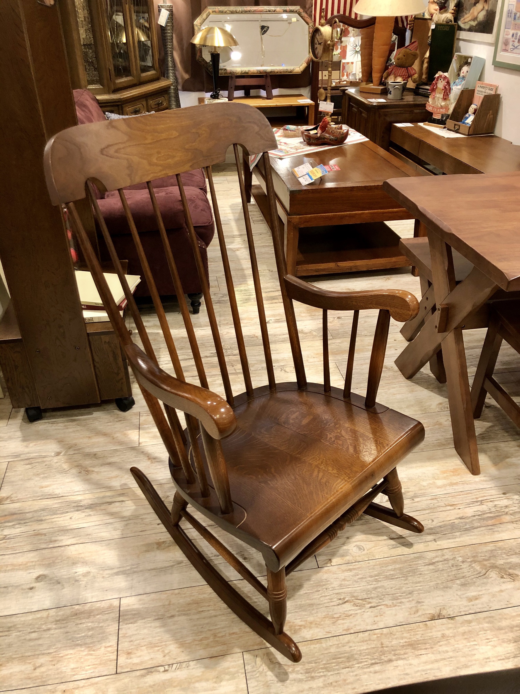 訳あり品 飛騨産業 キツツキ アームチェア キツツキのアームチェア