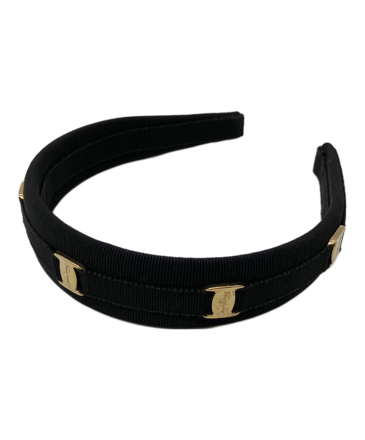 中古・古着通販】Ferragamo (フェラガモ) カチューシャ ブラック