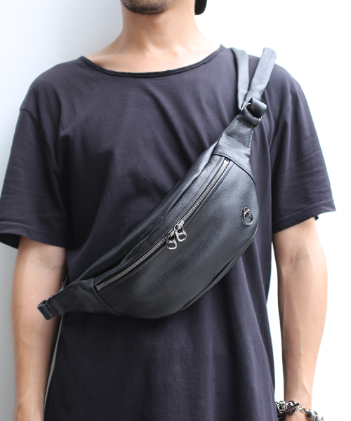 JAM HOME MADE（ジャムホームメイド） ウエストポーチ 牛革 レザー