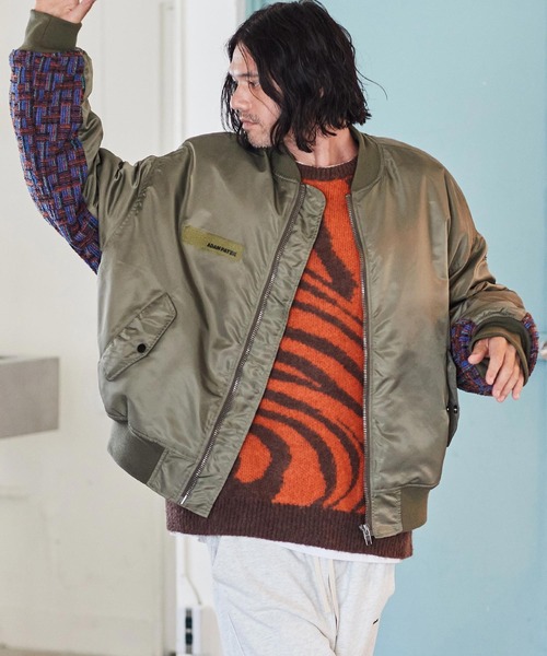 ADAM PATEK（アダムパテック） ma1 ma-1 mj9450-tweed check switch MA