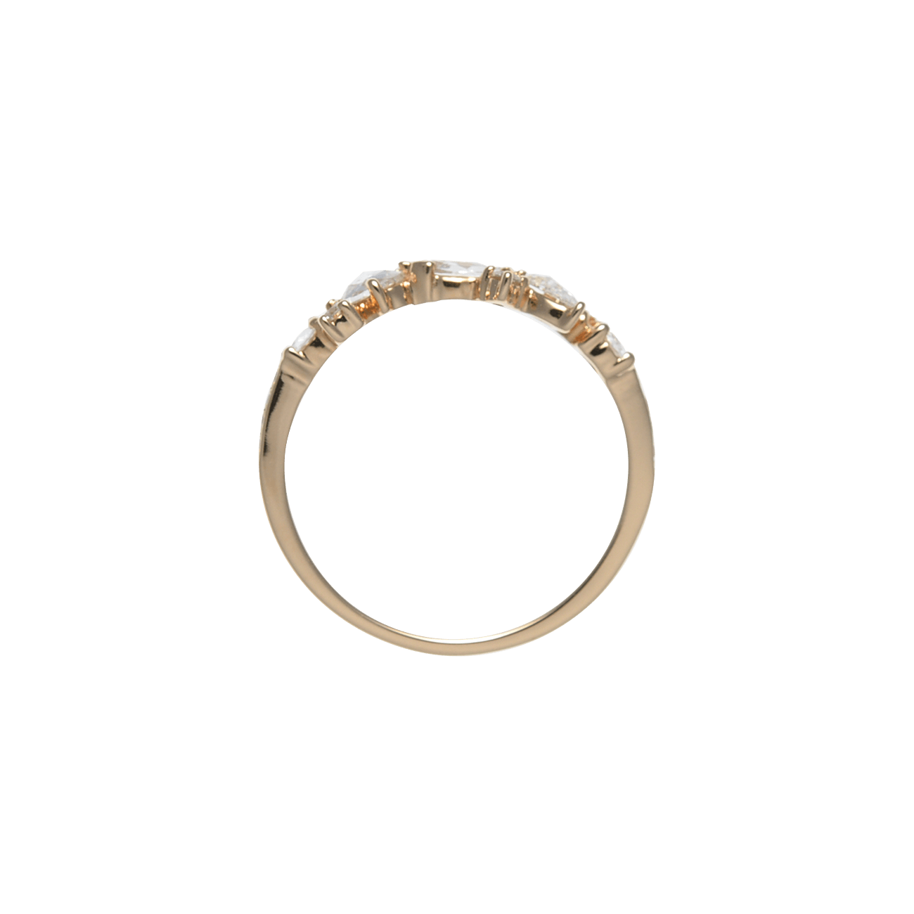 K18YGローズカットダイヤモンドリング – I&JEWELRY