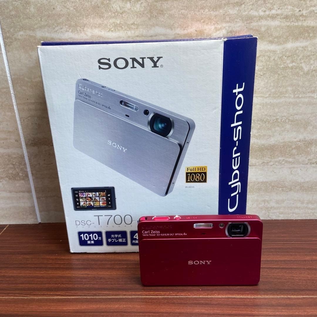 Sony Cyber-shot DSC-T700 10.1MP Digital Camera - Silver for sale