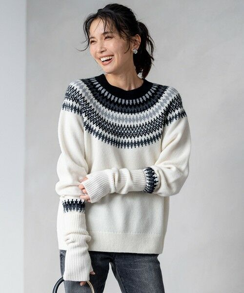 セール】 フェアアイル ニット （ニット・セーター）｜23区 / ニジュウ