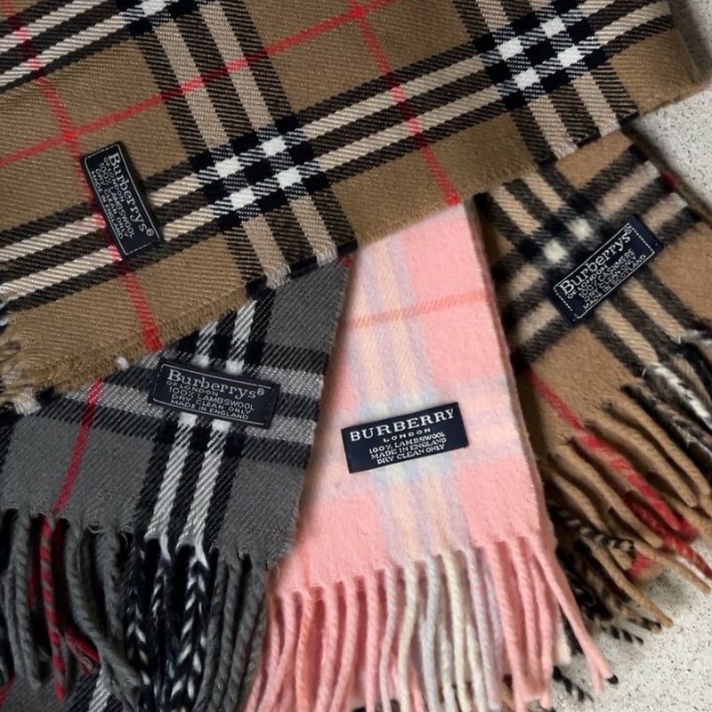 BURBERRY LONDON バーバリーロンドン LAMBSWOOL 100% ラムウール