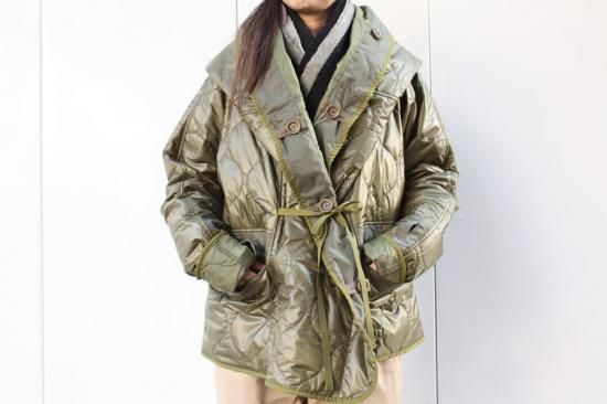 KAPITAL キャピタル ナイロンキルティングライニングリングコート