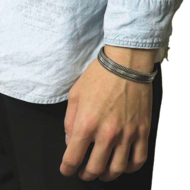 ファンタスティックマン FANTASTIC MAN BANGLE 123 シルバーライン