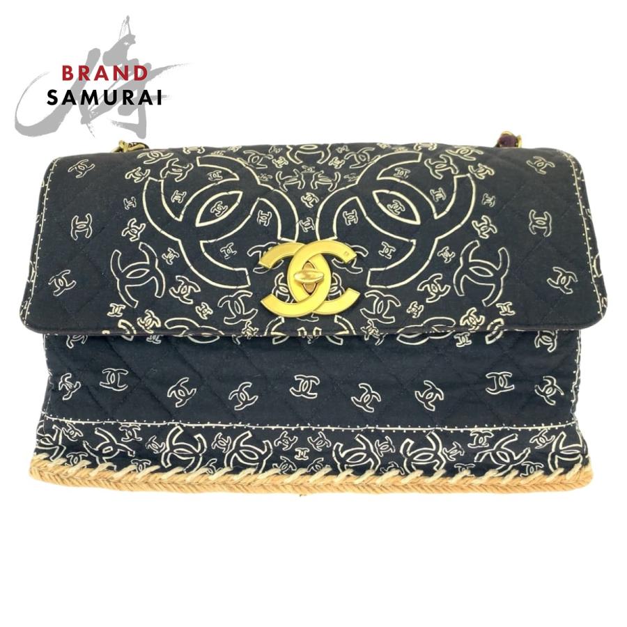 CHANEL（シャネル） 希少 バンダナ柄 マトラッセ ココマーク ターン