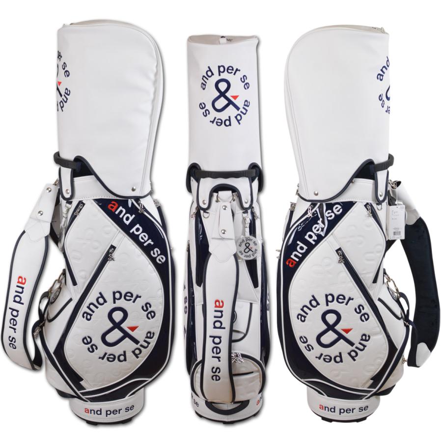 and per se（アンパスィ） キャディバッグ ゴルフバッグ ゴルフ メンズ