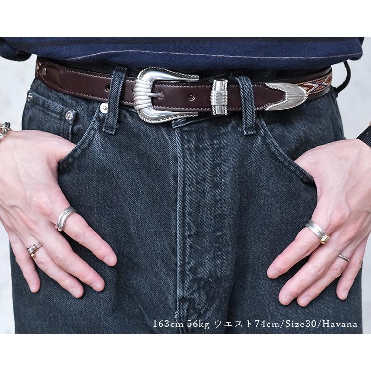 TORY LEATHER（トリーレザー） Native Webbing & Spiral Pattern End