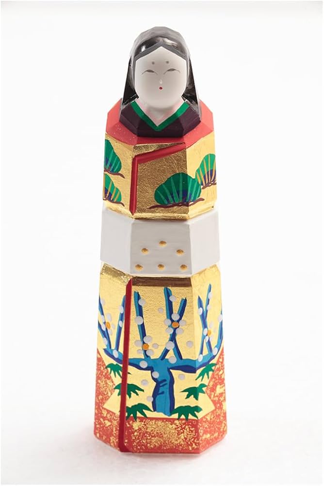 Amazon.co.jp: 久月official 雛人形 神泉作 奈良一刀彫 4号立雛 3H-I4