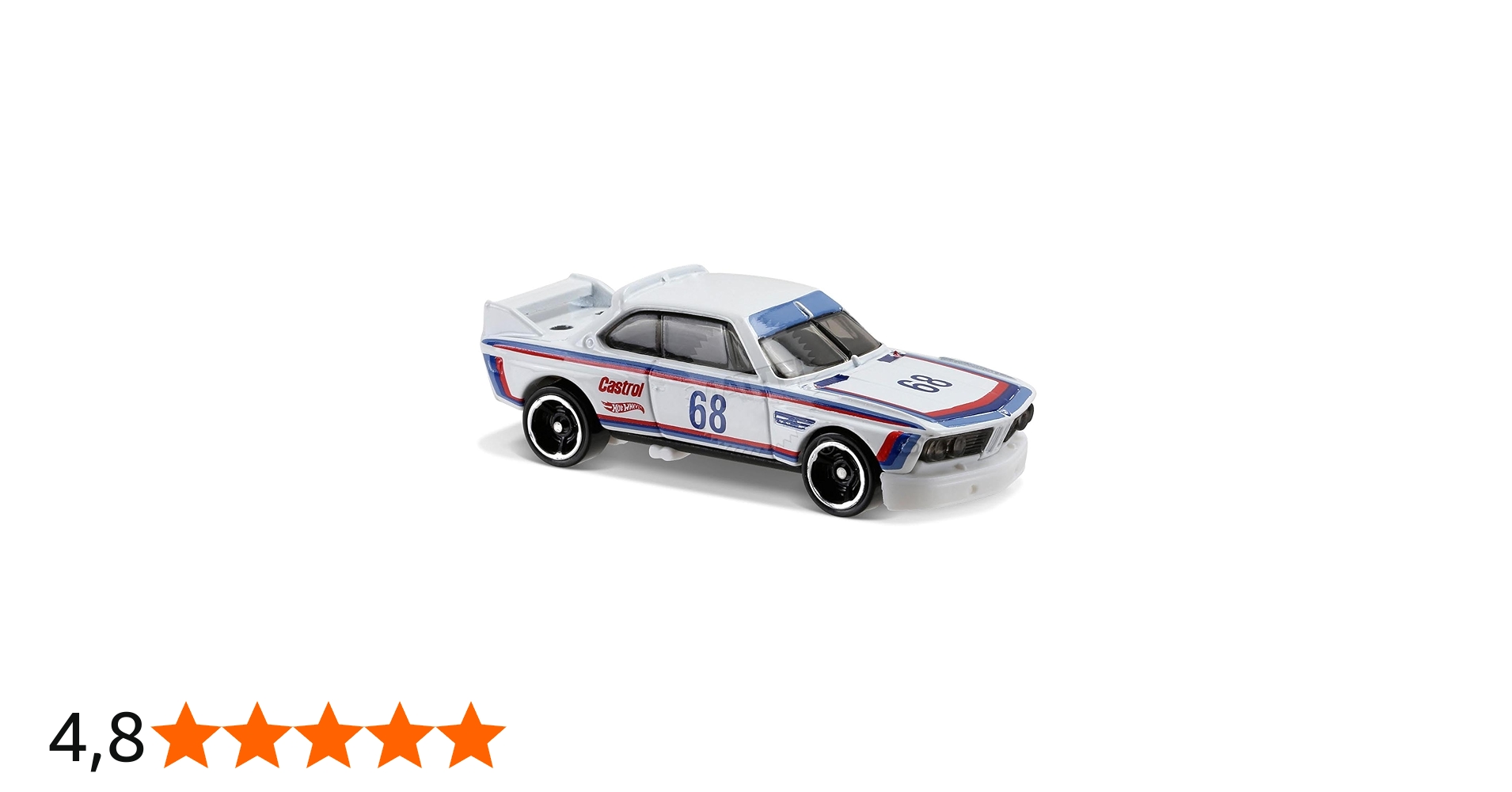 Hot Wheels, 2016 BMW, '73 BMW 3.0 CSL Race Car [White] #190/250 by
