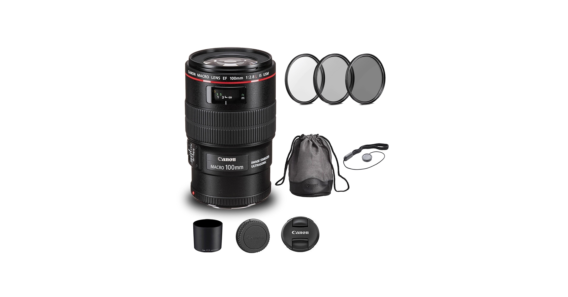 Amazon.com : Canon EF 100mm f/2.8L Macro is USM Lens (3554B002