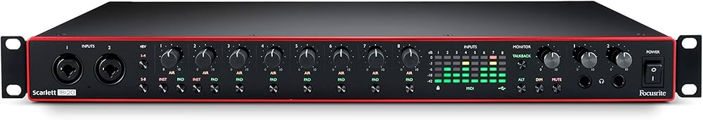 Focusrite Scarlett 18i20 (3rd Gen) USB Audio Interface : Amazon.in