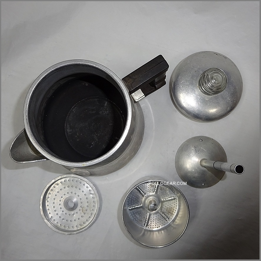 良品　VTG アメリカ製ウェアーエバー社コーヒーポット パーコレータ3002 VINTAGE WEAR-EVER<BR>3002 パーコレーター<BR>PERCOLATOR COFFEE POT