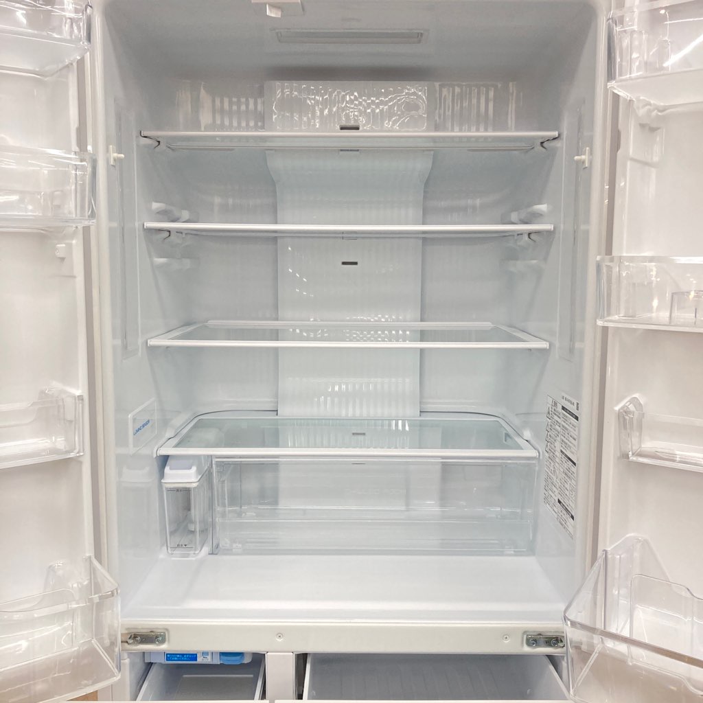 中古高年式 ECONAVI パナソニック 451L 6ドア冷蔵庫 NR-FVF456-W 2020