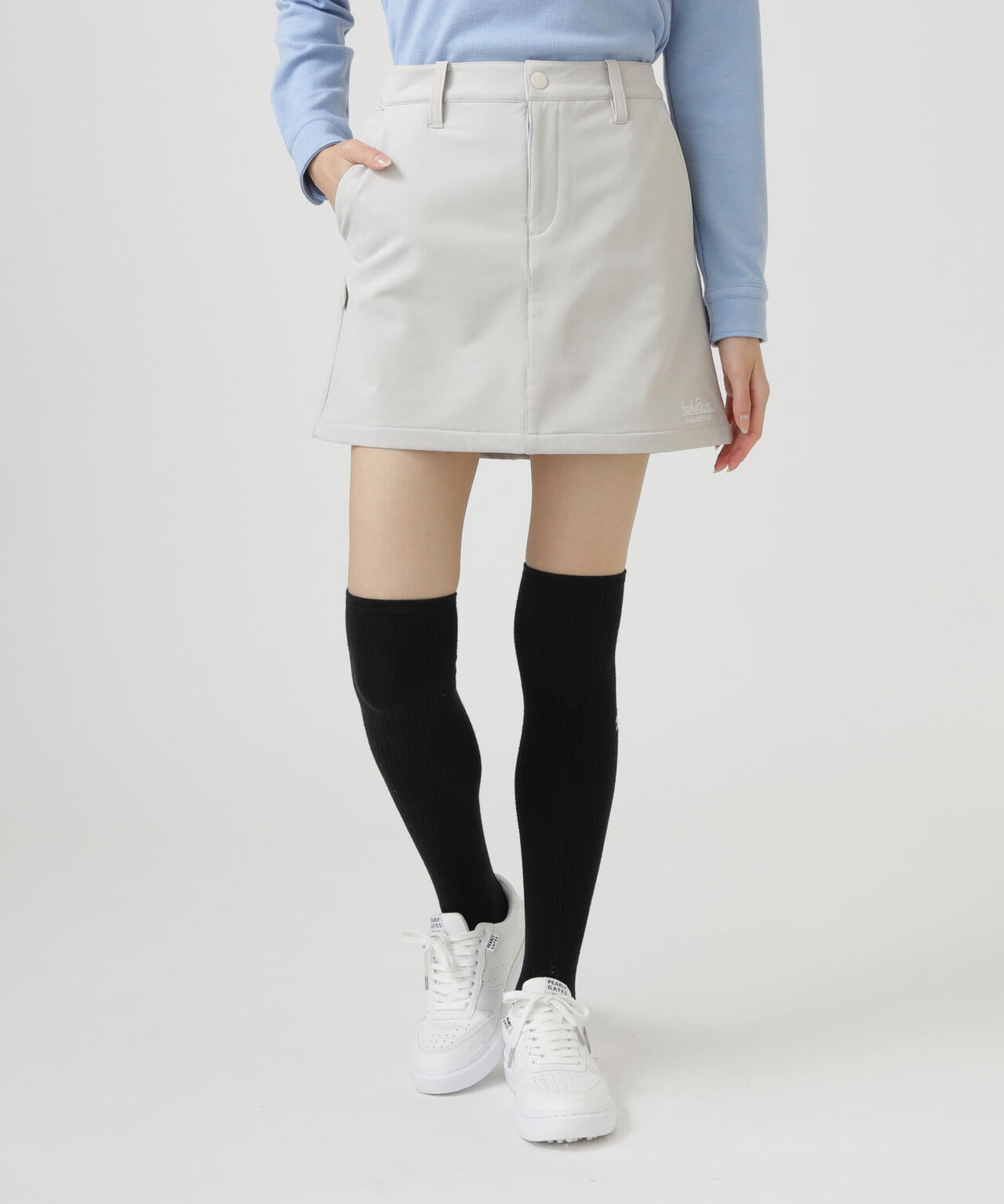 4WAYストレッチ×BACKフリーススカート | PEARLY GATES（パーリーゲイツ