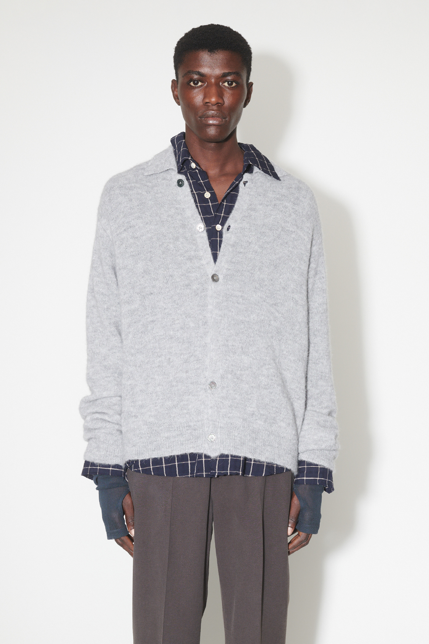 Our Legacy - Evening Polo Dust Melange Fuzzy Alpaca