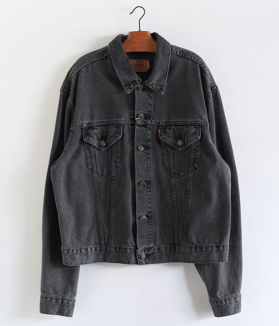 Euro Levi's 70500 ブラックデニムトラッカージャケット - Fresh