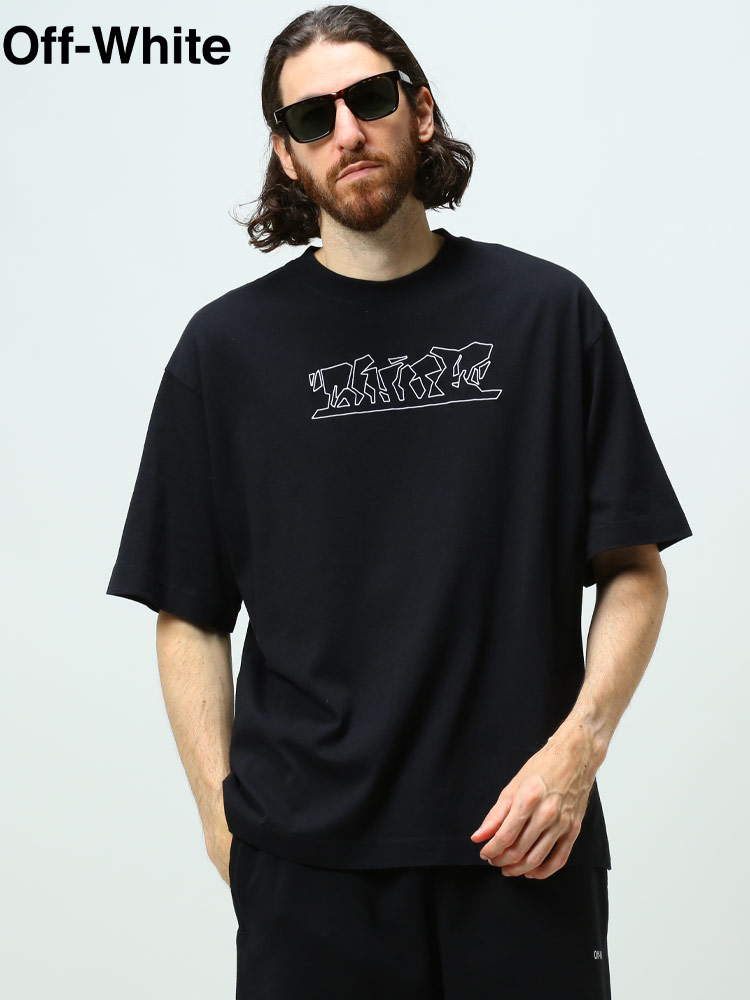 オフホワイト メンズ Tシャツ 半袖 OFF-WHITE ブランド トップス