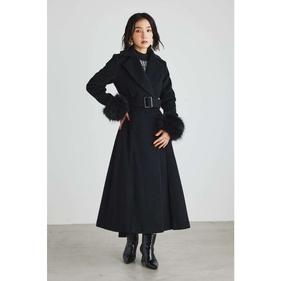 rienda ティペットSETレディーロングCT PNK -ファッション通販 FASHION