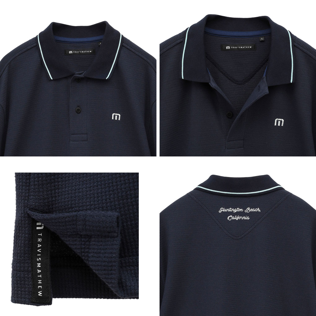 トラヴィスマシュー ワッフル 半袖ポロ 7AL012 メンズ ゴルフウェア