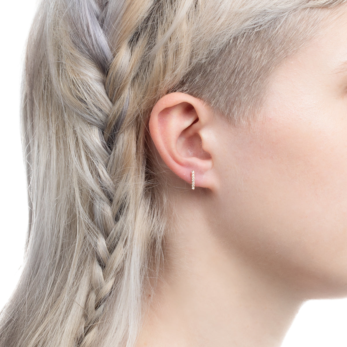 K18 DUNE ハギー ピアス S サイズ