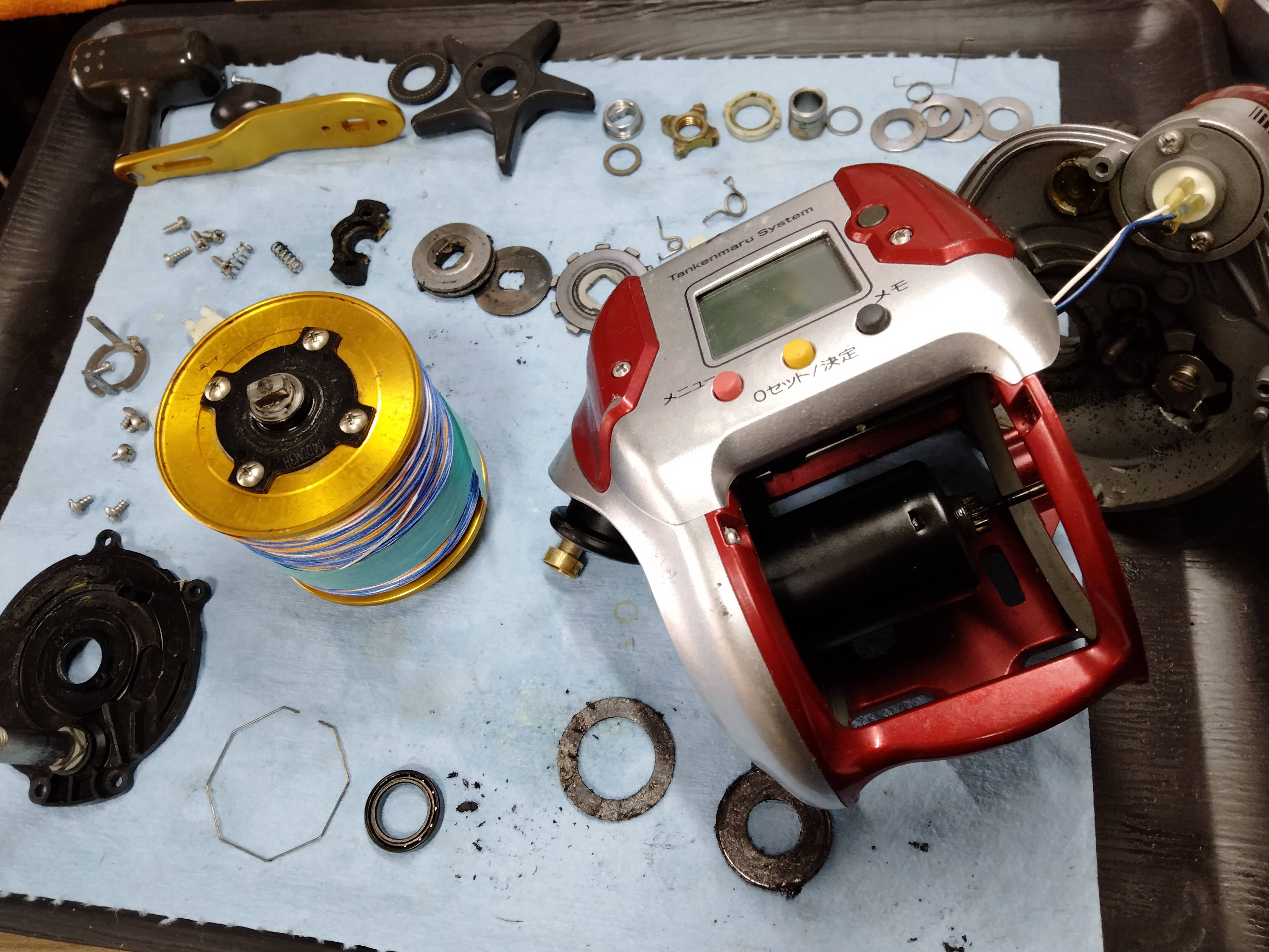 08電動丸3000PLAYS3000修理・整備 | reelmaintenance-higarageのブログ