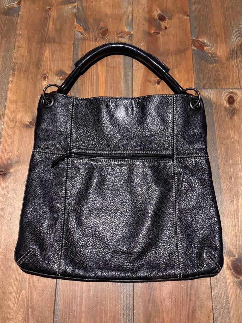 ボッテガ　黒のレザートートバッグ 送料・関税込み＊ボッテガ☆レザートートバッグ ブラック (BOTTEGA