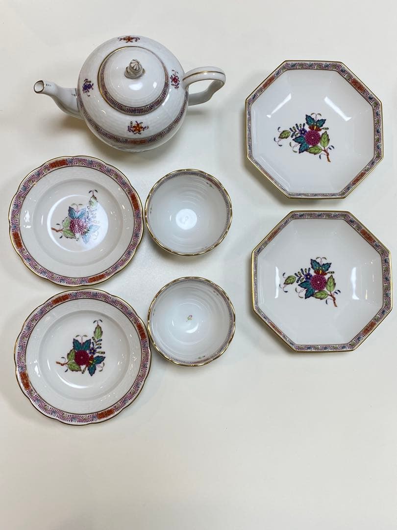 ヘレンド福袋 オリエンタルセット　アポニーフラワー herend-03-af-00707aa_01.jpg