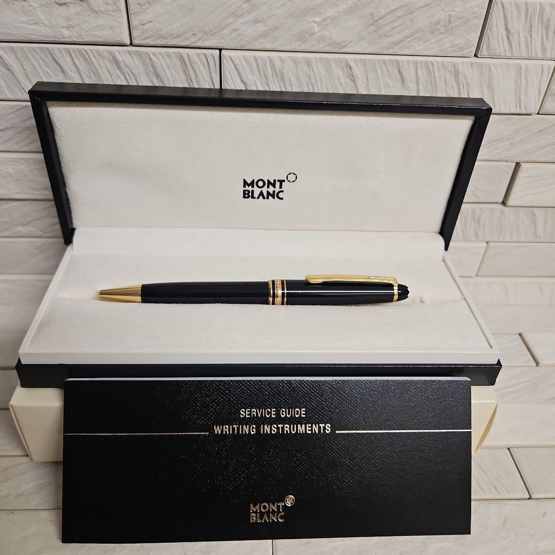◾MONTBLANCマイスターシュテュック　ボールペン　　ケース・説明書 モンブラン ボールペン マイスターシュテュック 箱 保証書 新品