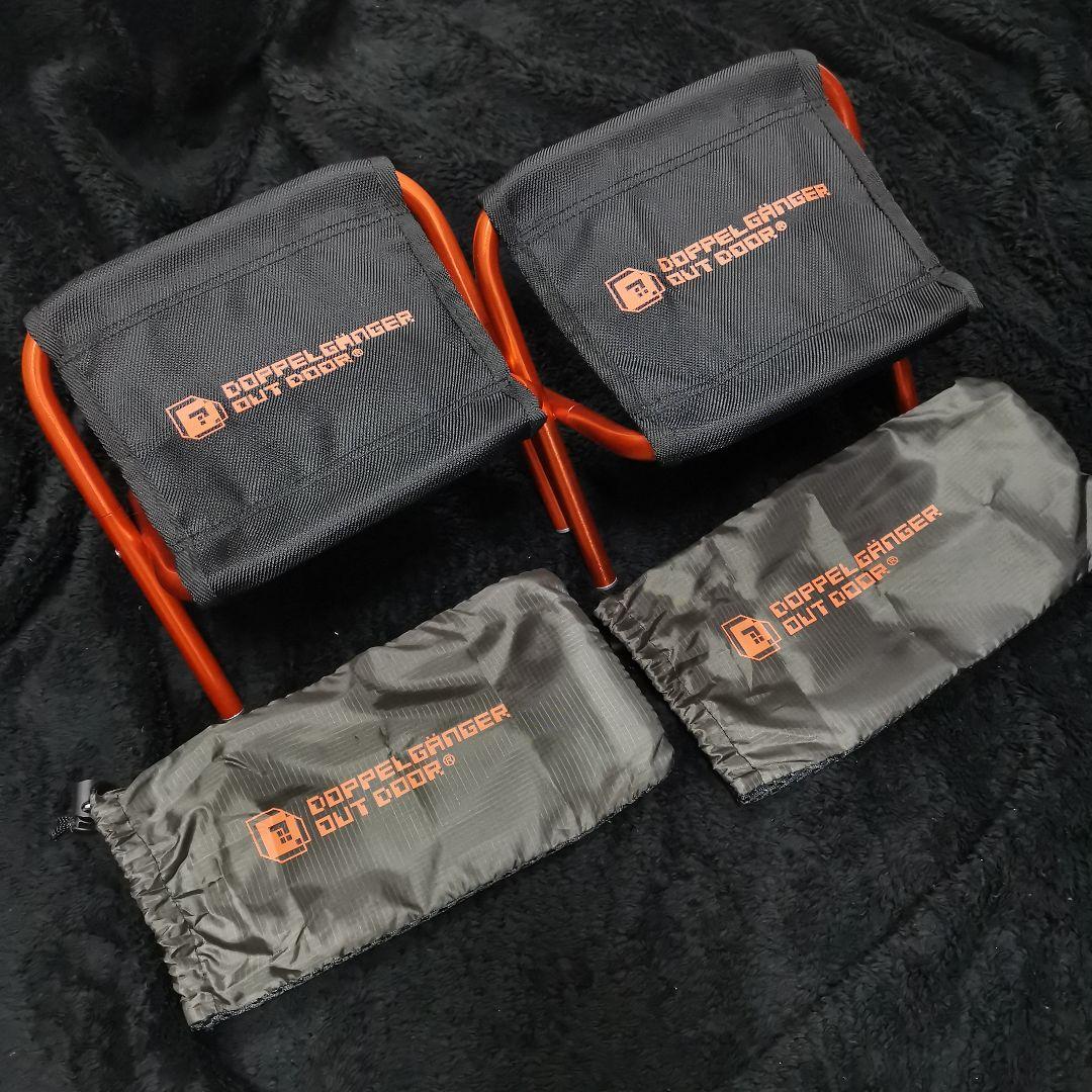 【廃盤値下】ドッペルギャンガー DOD ウルトラライトマイクロチェア 2脚セット 販売終了】ウルトラライトマイクロチェア C1-54 - DOD（ディーオー