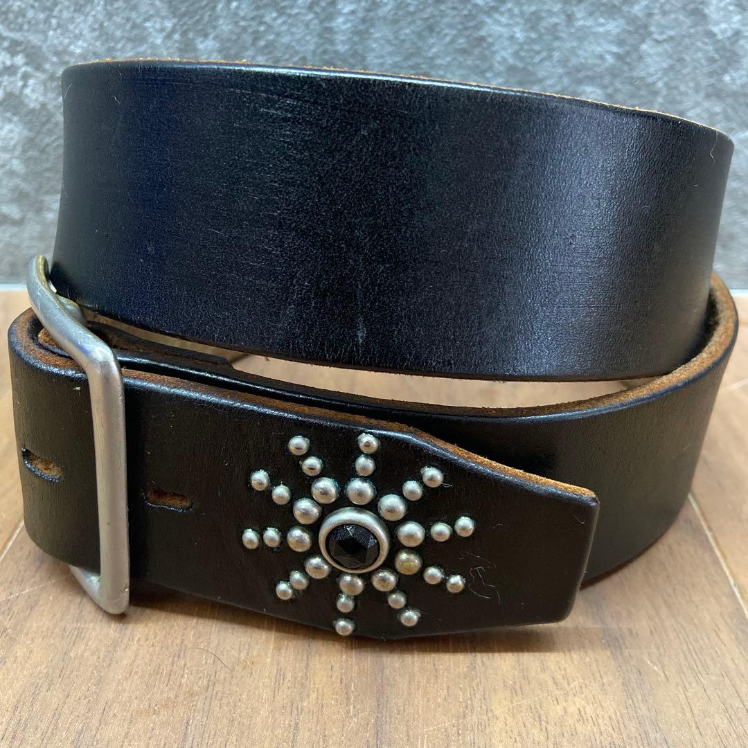 最初期HTC エンドオンリー ブラックストーンスターバースト34inch HTC [エイチティーシー] BELT END ONLY SB TQ [BLACK] ベルト エンド