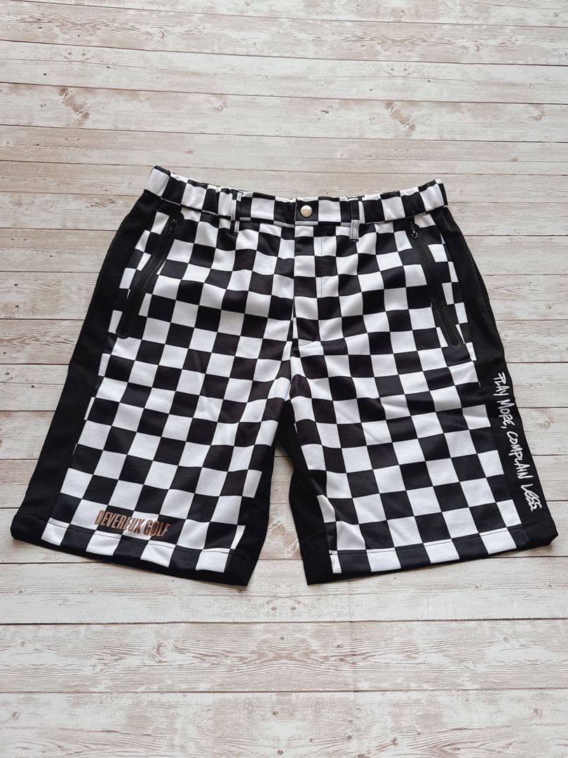 DEVEREUX GOLF THE MAJOR チェッカー ショートパンツ DEVEREUX GOLF デバローゴルフ The Major チェッカーフーディー