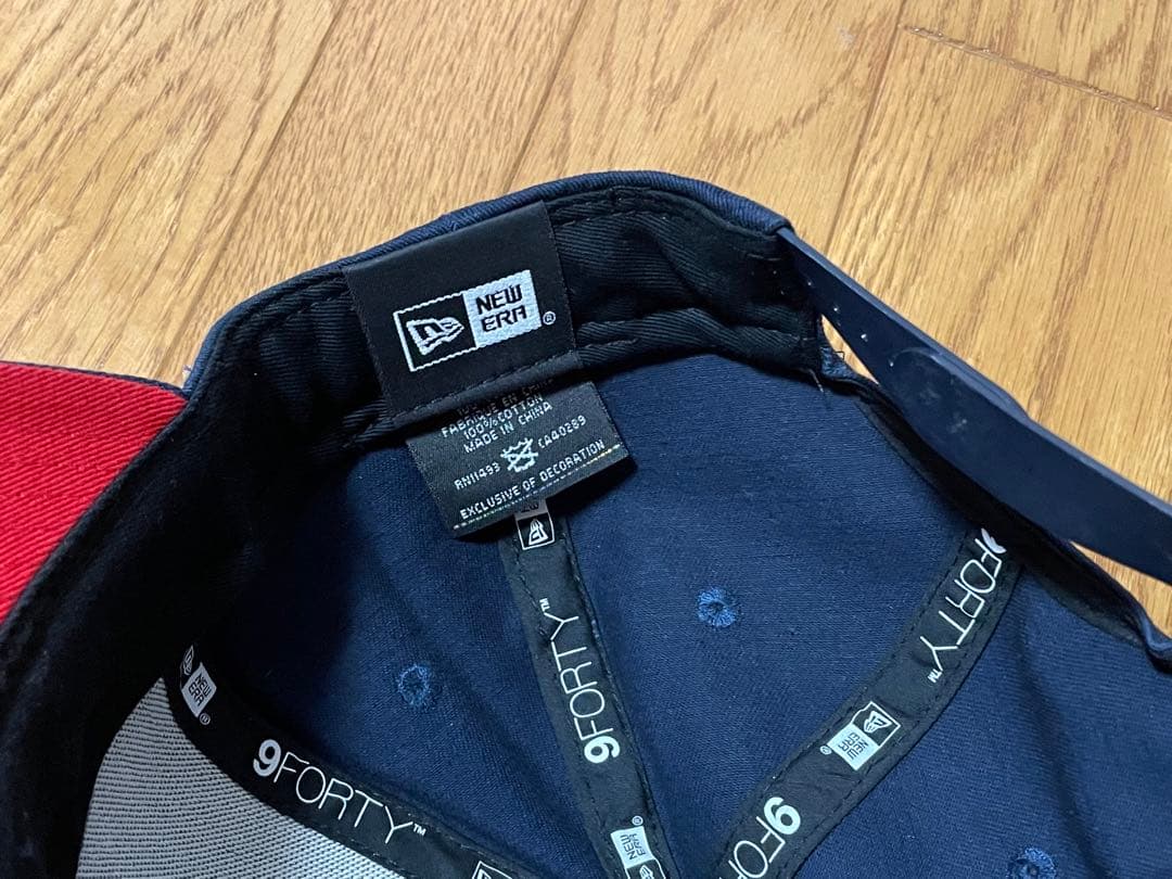 レッドブルRedBull非売品アスリートオンリーNEW ERAキャップ（ネイビー