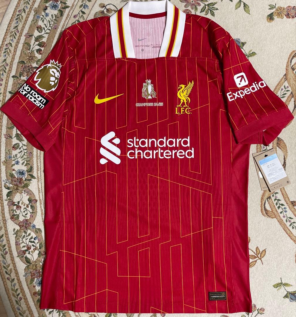 新品 正規品 リバプール 24-25 遠藤 優勝パッチ付 オーセン ユニフォーム 新品 正規品 リバプール 24-25 遠藤 優勝パッチ付 オーセン