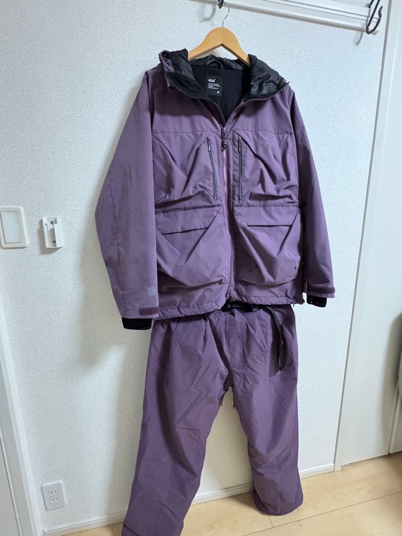 43DEGREES スノーボードウェア DPU 上下セット 43DEGREES スキーウェア キッズ ジュニア 上下セット スノーボード