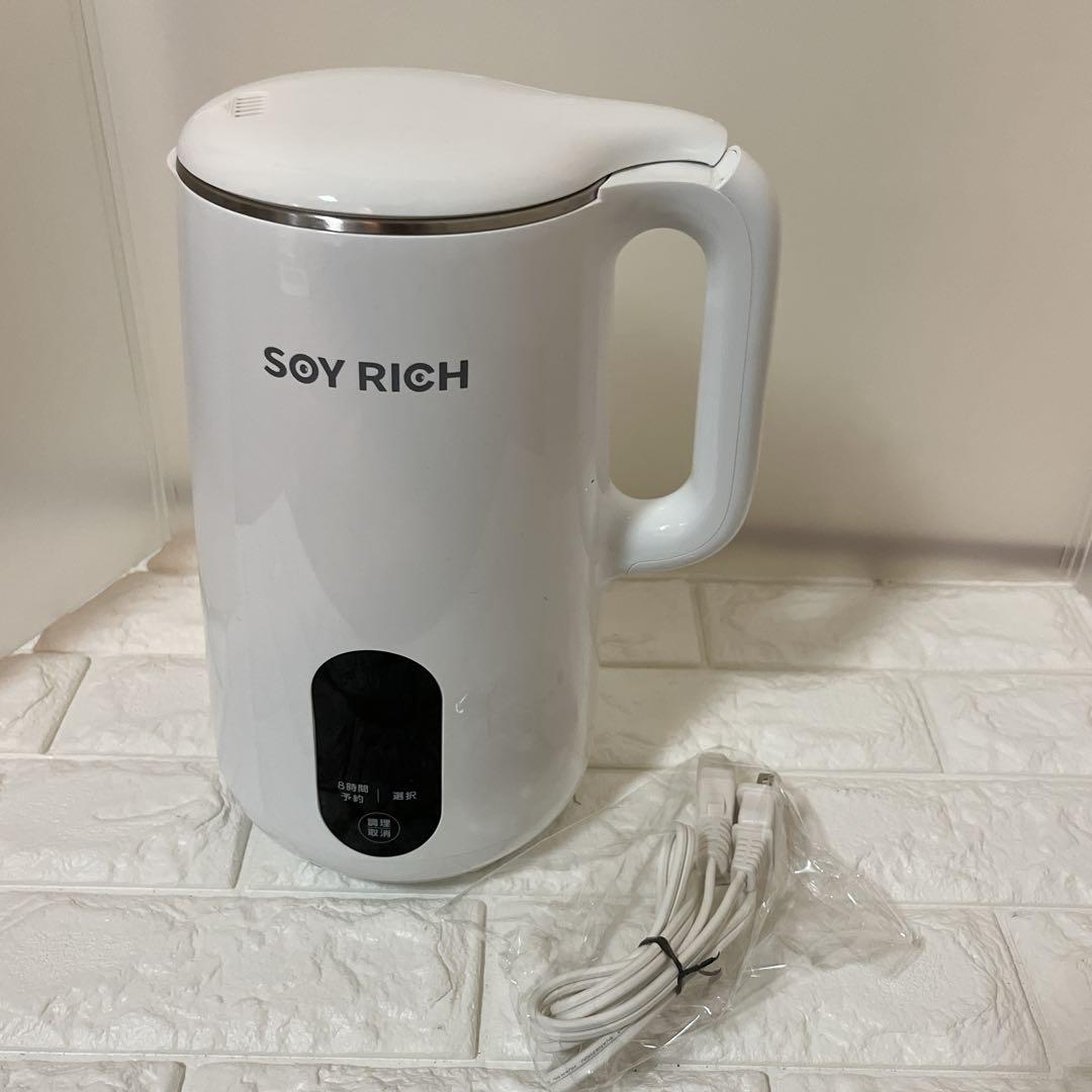 【美品】　豆乳メーカー ソイリッチ SOY RICH DJ10B-P27E Shop Japan DJ10B-P27E SOY RICH ソイリッチ 豆乳メーカー 家電