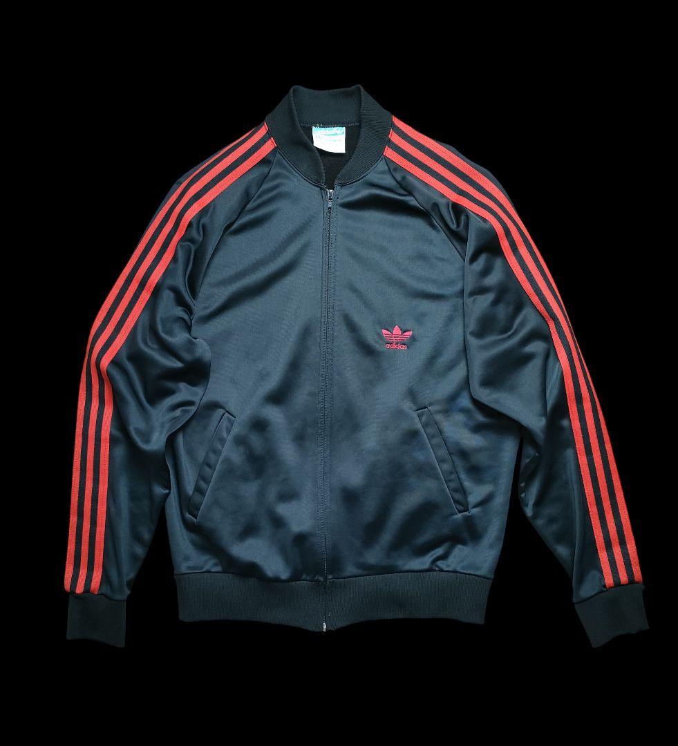 80s adidas ATP トラックジャケット 赤黒 USA製 M　ビンテージ USA製 80s adidas ATP Track Jacket 赤黒 M アディダス トラック