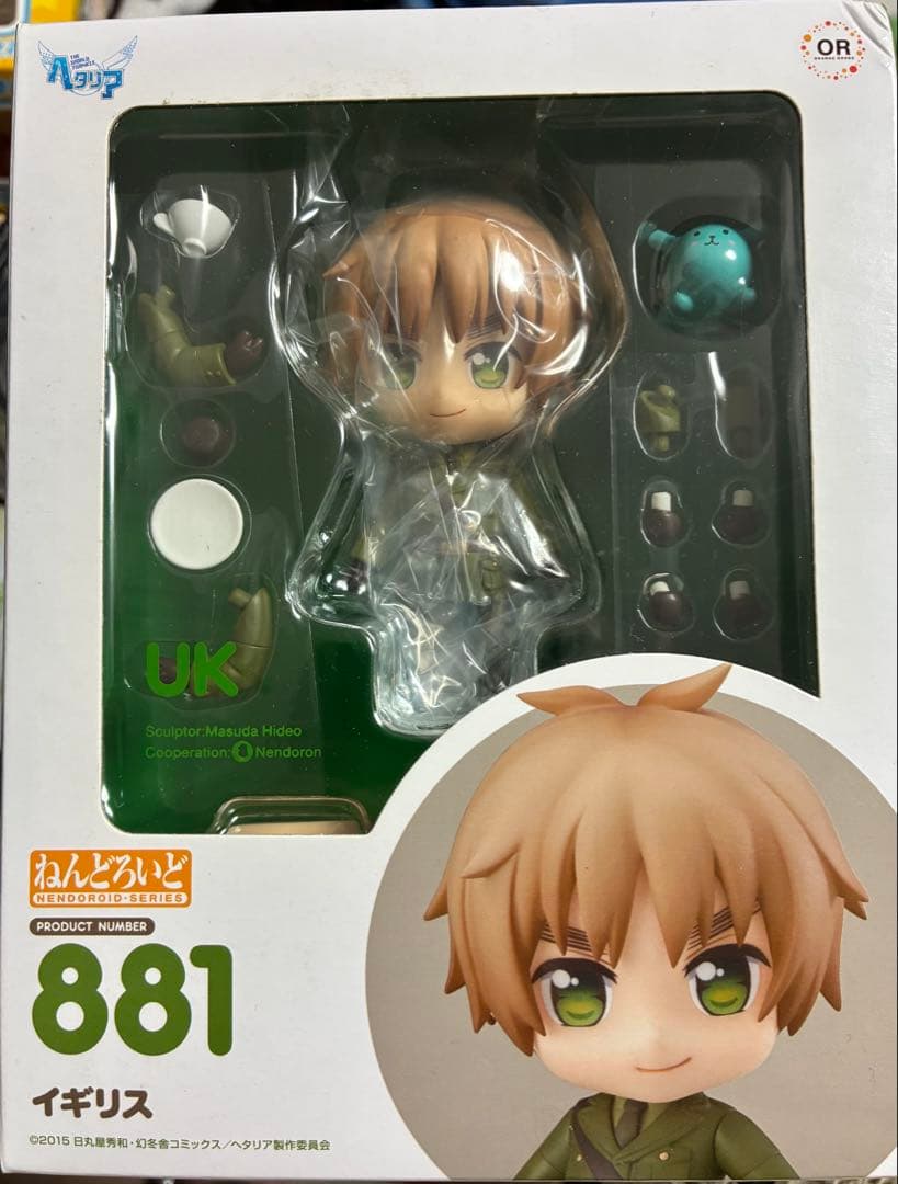 881 イギリス　ヘタリア FIG]GOODSMILE ONLINE SHOP限定特典付属 ねんどろいど 881 イギリス