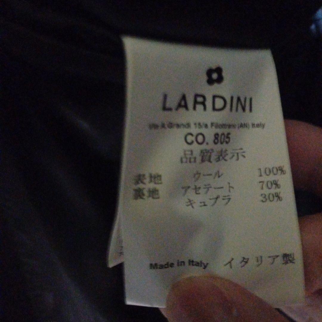 メルカリ市限定値下げLARDINI ネイビー チェスターコート