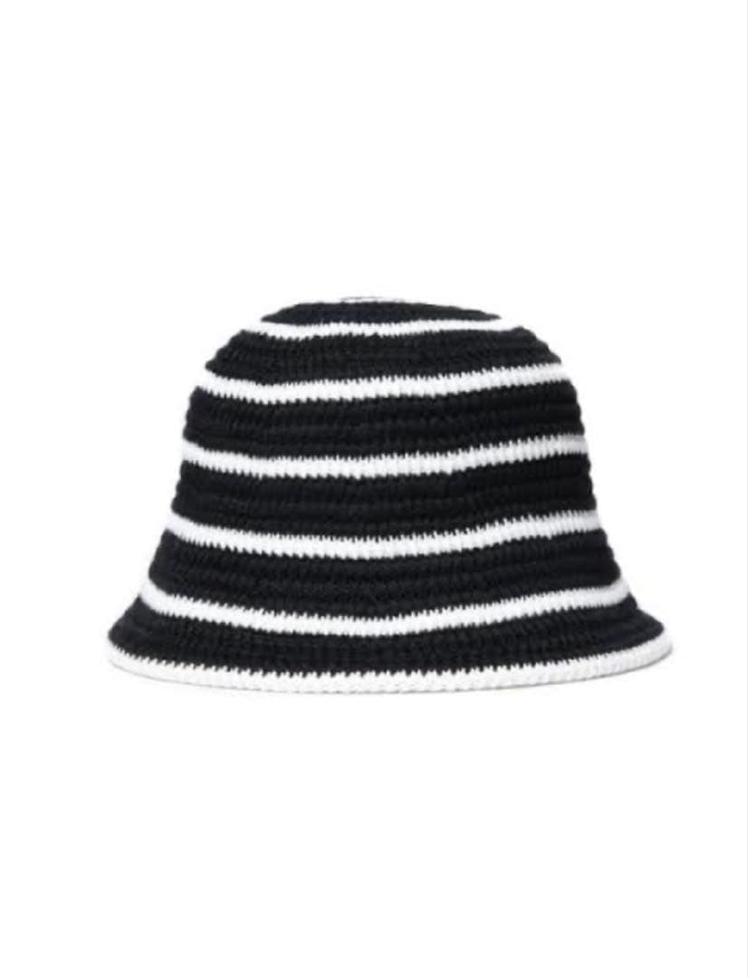 COOTIE PRODUCTIONS ストライプビーニー COOTIE PRODUCTIONS - Random Rib Cuffed Beanie / BLACK / ビーニー