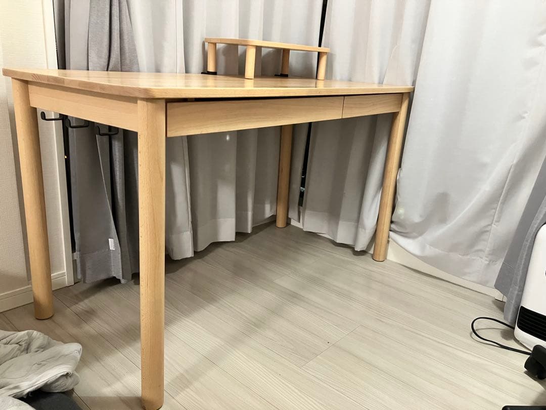 無印良品　ブナ材デスク・幅１２０ｃｍ 無印良品 ブナ材デスク・幅120cm ブナ材デスクシリーズ | IDEA