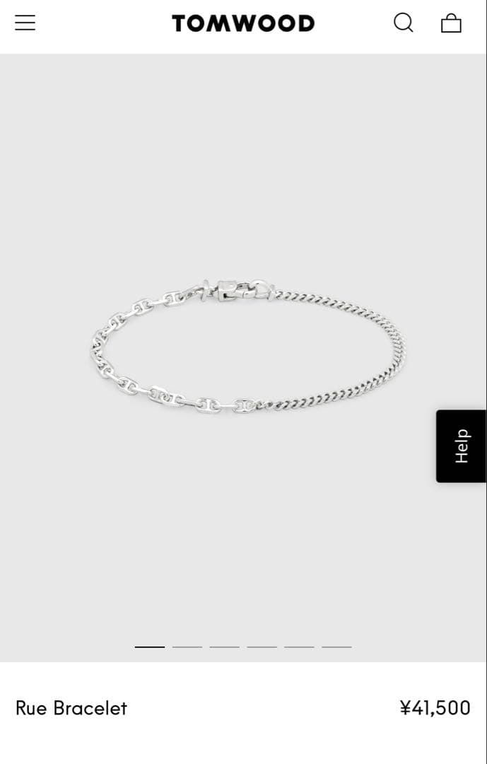 あ*あ様 TOMWOOD トムウッド ブレスレット Rue Bracelet ケ Rue Bracelet - Tom Wood Project Official Online Store