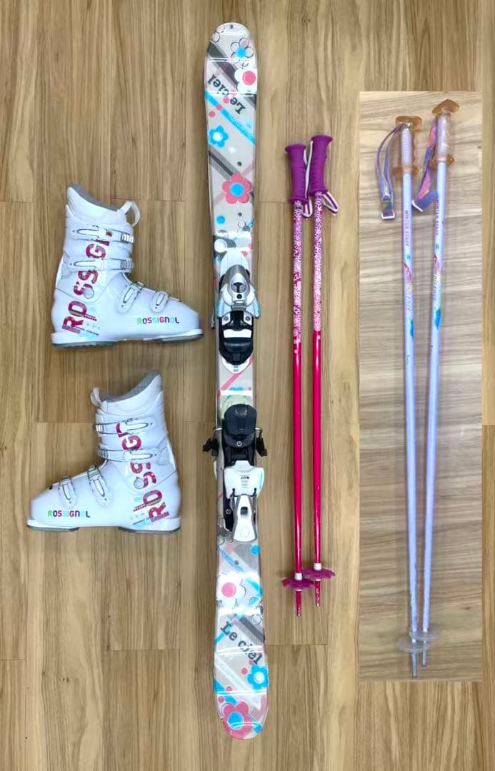 レディース スキー 4点セット 成人女性 カービングタイプ elan（エラン） スキー 4点 セット レディース ELAN 23-24 SNOW BLACK