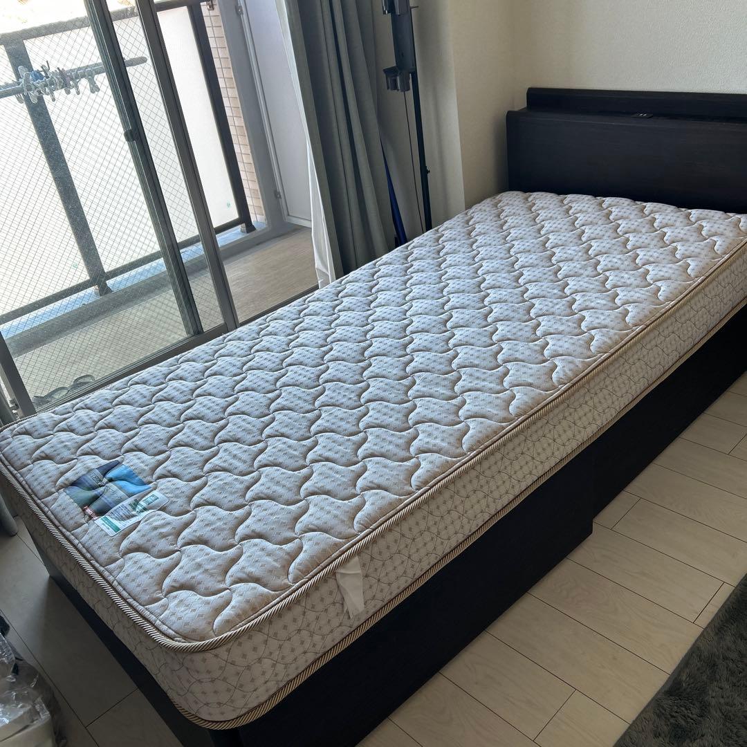 FranceBed 高密度連続スプリング マットレス シングル 日本製 フランスベッド 高密度連続スプリングマットレス SDサイズの